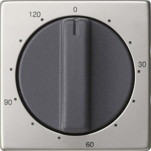 Gira Abdeckung edelstahl Knebel Zeitschalter 0642600