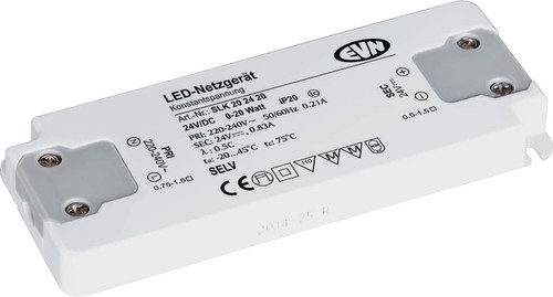 EVN Lichttechnik LED-Netzgerät 24VDC 0-20W IP21 SLK202420