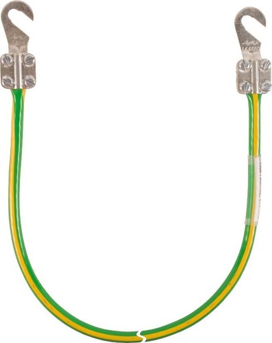DEHN Erdungsleitung 16mm2/L 0,5m gr/ge EL16L055M2KSO810GG