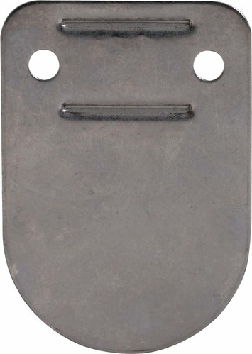 DEHN Trägerschild Niro VDB Prüfplakette TS16FL30PPV2A