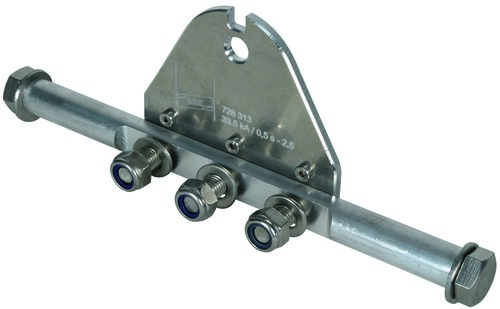 DEHN Phasenanschlussplatte 3-polig m. B 13mm PAP 3 M12 SSM B13 RB DEHN Phasenanschlussplatte 3-polig m. B 13mm PAP 3 M12 SSM B13 RB