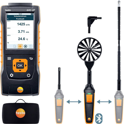 Testo testo 440 Strömungs-Set 2 mit BT delta p 0563 4410