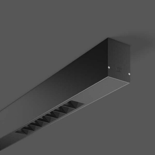 RZB LED-Deckenleuchte 930, schwarz 312483.003