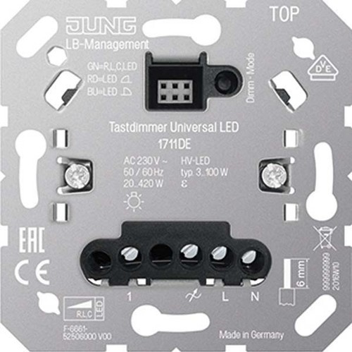 Jung LED-Tastdimmer Universal 1711 DE