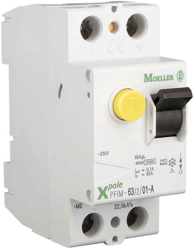 Eaton FI-Schutzschalter 63A 2p, 30mA PXF-63/2/003-A