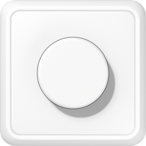 Jung LED-Drehdimmer mit Dreh-Ausschalter CD 5544.03 V WW