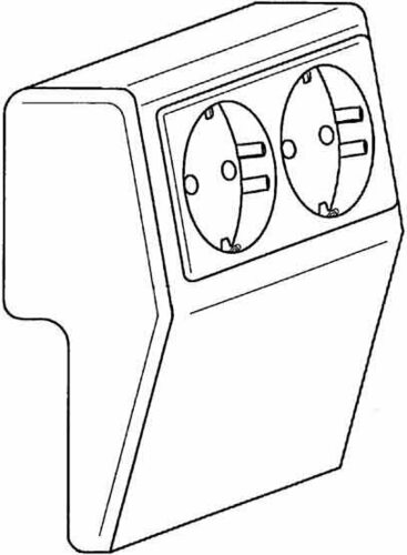 Gewiss SLTK-Gerätetank 50x20 weiß für SLK/SLTK NP42837