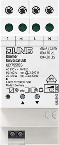 Jung LED-Universal Dimmer REG UD 1755 REG