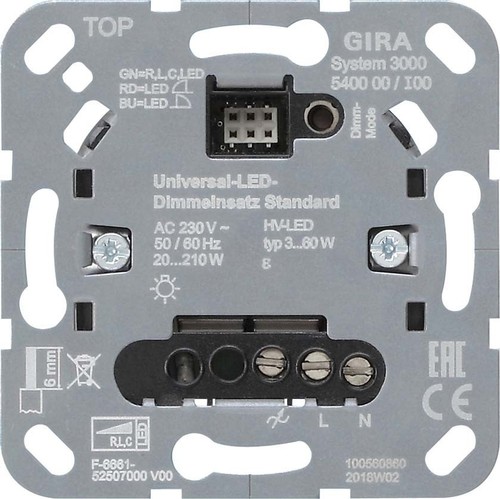 Gira Uni-LED-Dimmeinsatz standard 540000