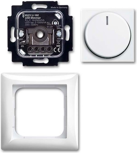 Busch-Jaeger Drehdimmer UP alpinweiß 6523 UJ-914-102