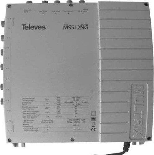 Televes Multischalter mit Netzteil MS512NG