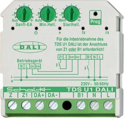 Schalk Tastdimm-Steuergerät integr. Netzteil TDS U1 DALI