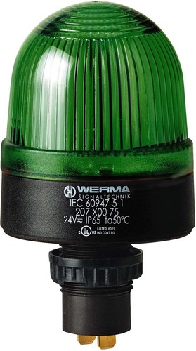 Werma LED-Dauerleuchte EM 24VAC/DC GN 20720075