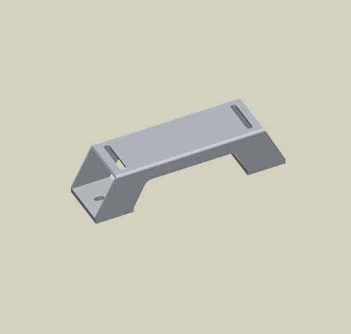 Unex Iso. Längsträger aus U23X lichtgrau 75 66075
