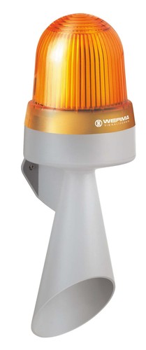 Werma LED-Hupe WM Dauerton 24VAC/DC YE 43430075