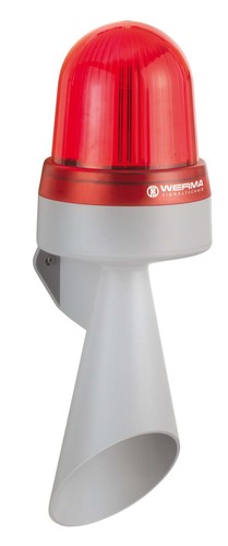 Werma LED-Hupe WM Dauerton 24VAC/DC RD 43510075