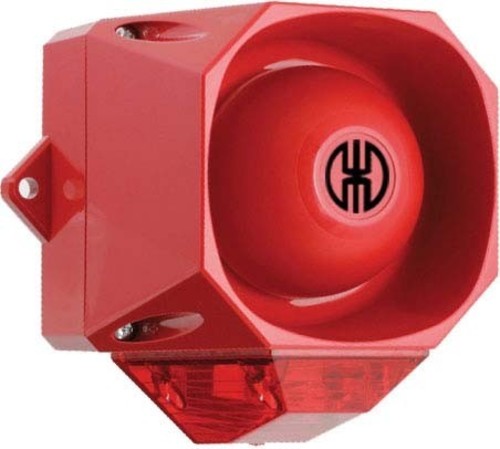Werma Blitz-Sirene WM 32 Töne 9-60VDC RD/RD 43901055