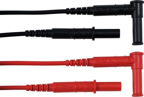 Chauvin Arnoux Messleit.+ Prüfspitze rot/schwarz 4mm P01295451Z