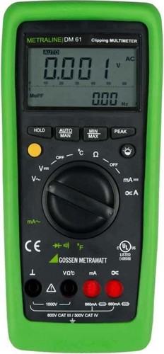 Gossen Metrawatt Digital-Multimeter m. Temperaturmessung METRALINE DM 61 Gossen Metrawatt Digital-Multimeter m. Temperaturmessung METRALINE DM 61