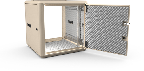 Enoc 19" Wandschrank Schallgedämmt 12HE NSVB SR 6606-P