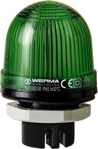 Werma LED-Dauerleuchte EM 24VAC/DC GN 80120075