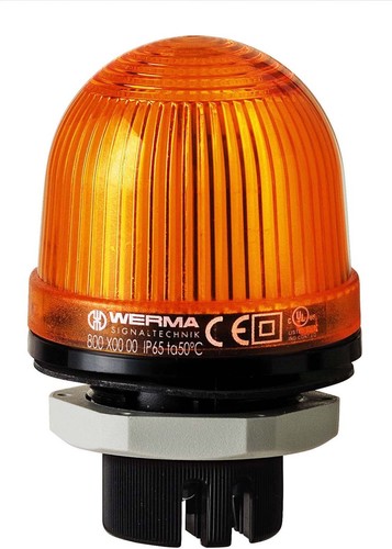 Werma LED-Dauerleuchte EM 24VAC/DC YE 80130075