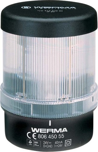 Werma LED-Leuchte überwachbar 24VDC CL 80645055