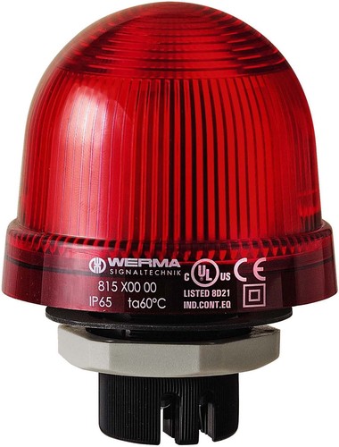 Werma LED-Blinkleuchte EM 24VAC/DC RD 81611055