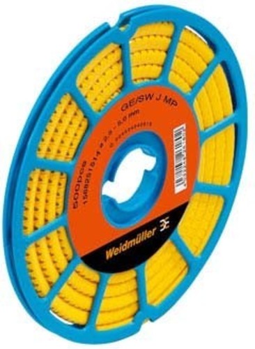 Weidmüller Leitermarkierer Zahl 3 gelb 0,5-1,5 CLI C02-3GE/SW 3 CD