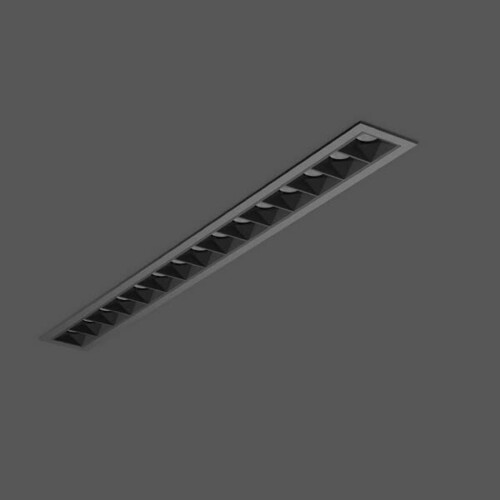 RZB LED-Deckeneinbauleuchte 930, schwarz 641330.003.1