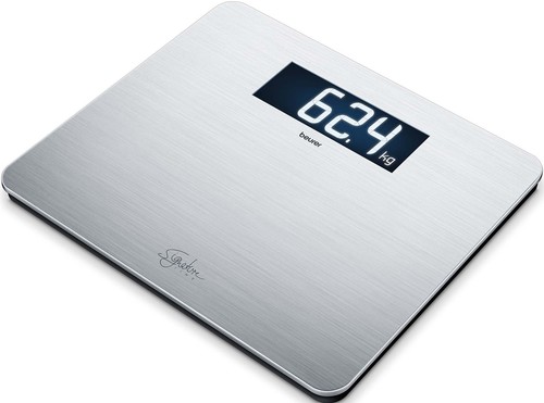 Beurer Edelstahlwaage XXL-Display SignatureLine GS 405 Edelstahl Sig