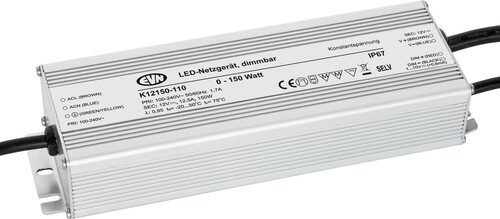 EVN Lichttechnik Netzgerät 12V/DC-5-150W IP67 K12150110