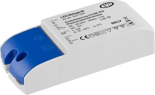 EVN Lichttechnik Netzgerät 12V/DC 3-25W IP20 SLD1225