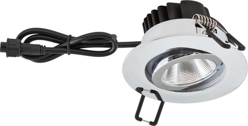 EVN Lichttechnik LED-Einbauleuchte IP65 350mA 4000K chr PC650061140