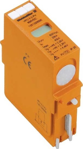 Weidmüller Überspannungsschutz DC, 600 V VPU II 0 PV 600V DC