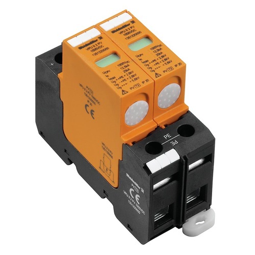 Weidmüller Überspannungsschutz DC, 1000 V VPU II 2 PV 1000V DC