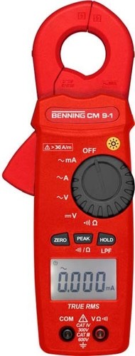 Benning Leckstromzange 1µA-60A AC. V AC/DC CM 9-1