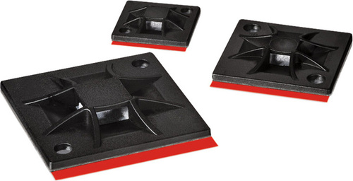 HellermannTyton Kabelbinder-Klebesockel QM20APT-A-PA66-WH