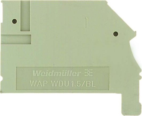 Weidmüller Abschlussplatte WAP WDU1.5/BLZ/ZA
