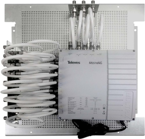 Televes Multischalter 5 in 16 m.Montageplatte MP-MS516NG