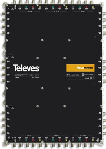 Televes Multischalter 13 in 24 Guß NEVO kaskadierb.o.NT MS1324C