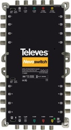 Televes Multischalter 5 in 16 Guß NEVO m.NT quad kask. MS516NCQ