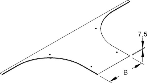 Niedax Deckel f.Anbau T-Stück WTARDV 200