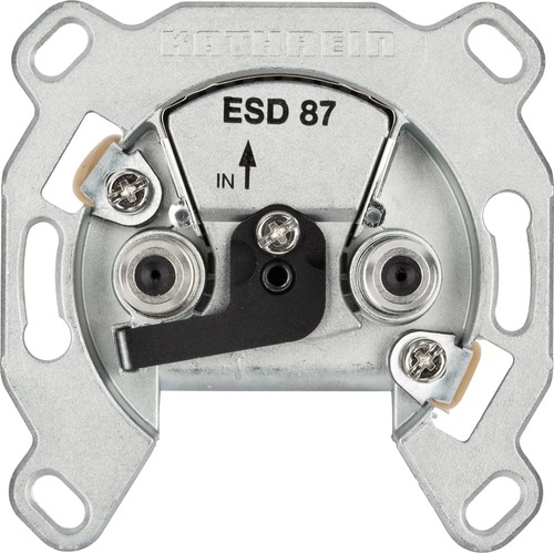 Kathrein BK-Steckdose 2-fach ch Einzelanschlussdose ESD 87 Kathrein BK-Steckdose 2-fach ch Einzelanschlussdose ESD 87