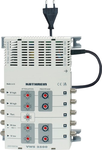 Kathrein Multischalter-Verstärker mit Netzteil VWS 2500
