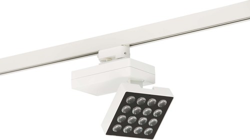 Ridi-Leuchten LED-Stromschienenstrahler 3000K, DALI KAROL3500830FFSWDA