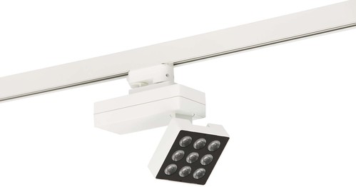 Ridi-Leuchten LED-Stromschienenstrahler 3000K KARO-S 2500-830S-FSW