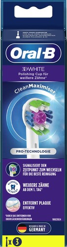 ORAL-B Oral-B Aufsteckbürste Mundpflege-Zubehör EB Cl 3D weiß ClMax3er