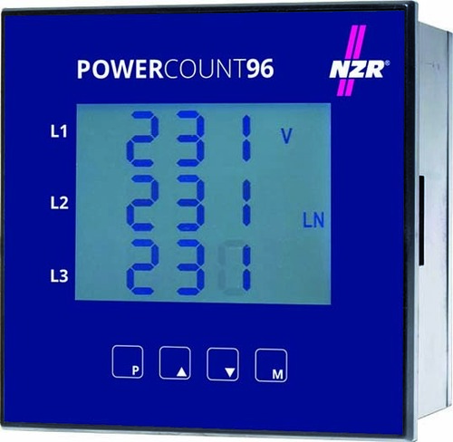NZR Messgerät PowerCount 96 A,W,V,Frequ.harmon. 51030405