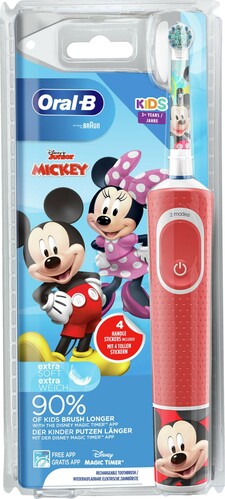 Procter&Gamble Braun Oral-B Zahnbürste Kids Rot Vitality 100 Mickey